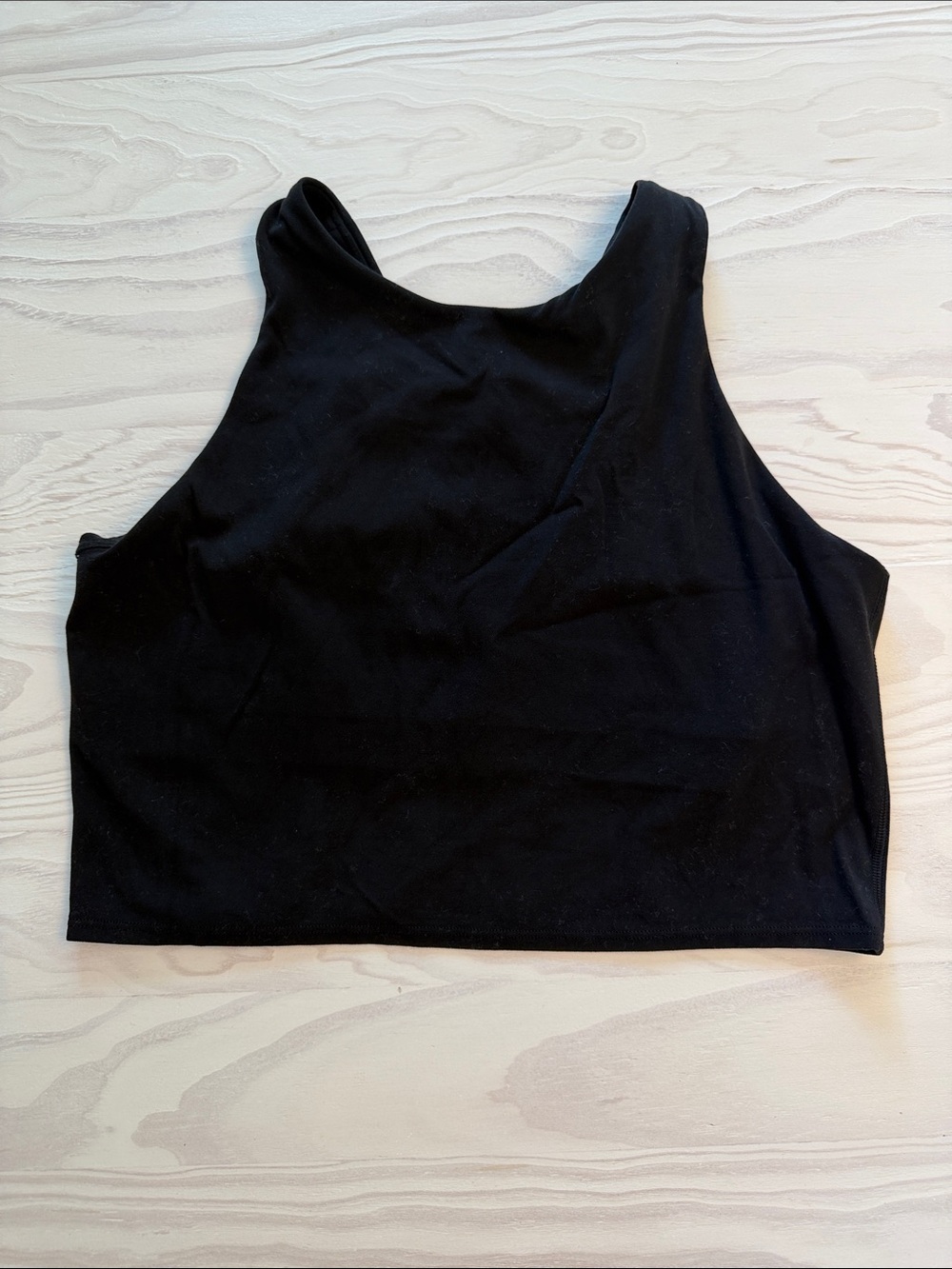 Athleta Purpose Cropped Sports Bra Black